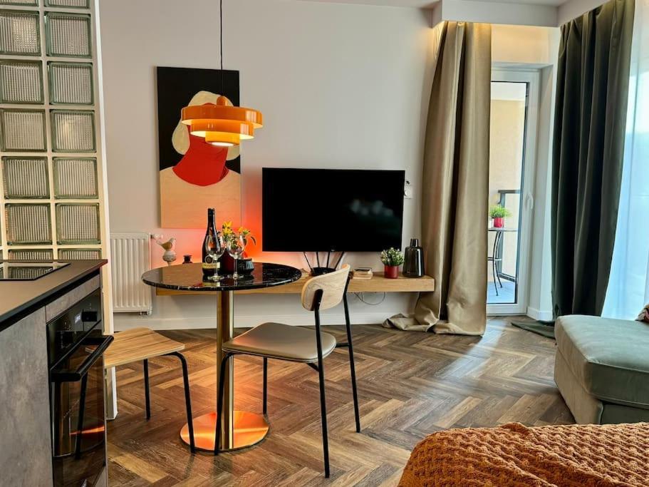 Art & Sunski Studio Z Garazem Podziemnym Krynica-Zdrój Exterior foto