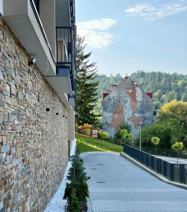 Art & Sunski Studio Z Garazem Podziemnym Krynica-Zdrój Exterior foto