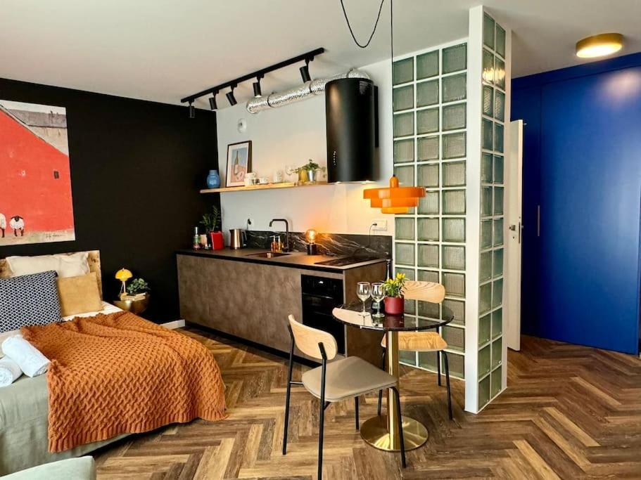 Art & Sunski Studio Z Garazem Podziemnym Krynica-Zdrój Exterior foto