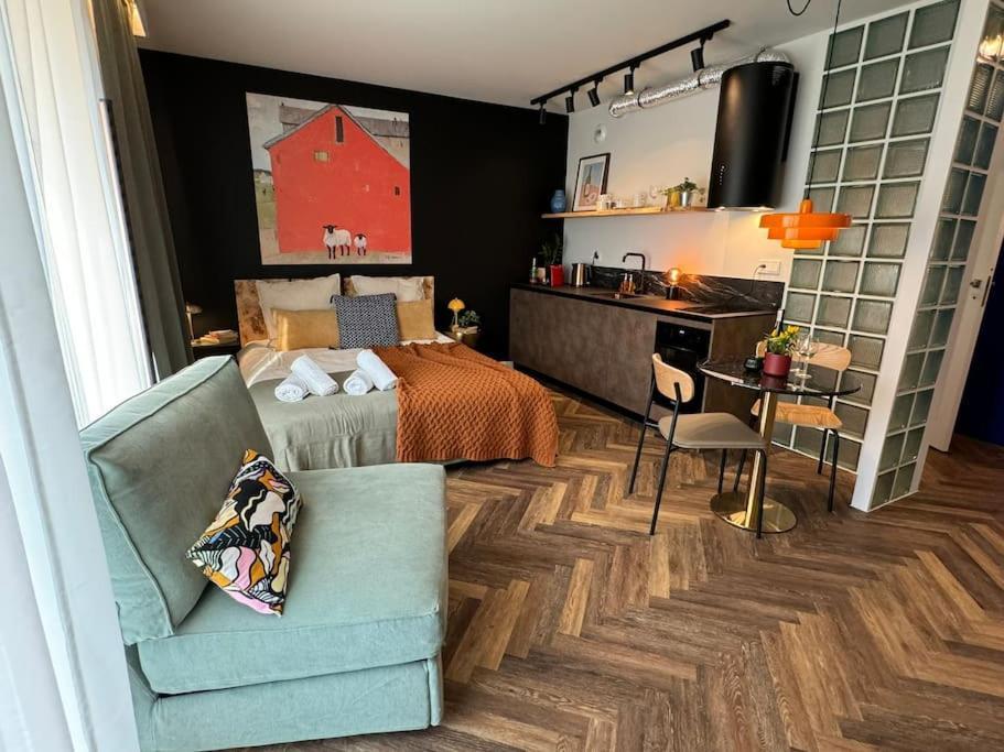 Art & Sunski Studio Z Garazem Podziemnym Krynica-Zdrój Exterior foto